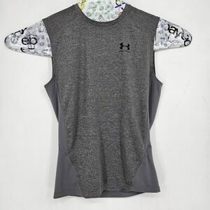 Under Armour Compression Shirt Mens XL Gray Heatgear Sports Performance